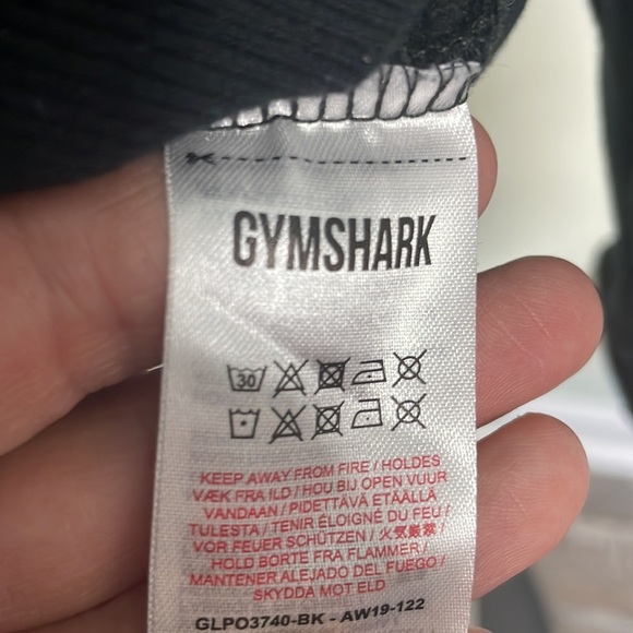 Gymshark  Apollo Black Hoodie Pullover Sweatshirt - Picture 7 of 8